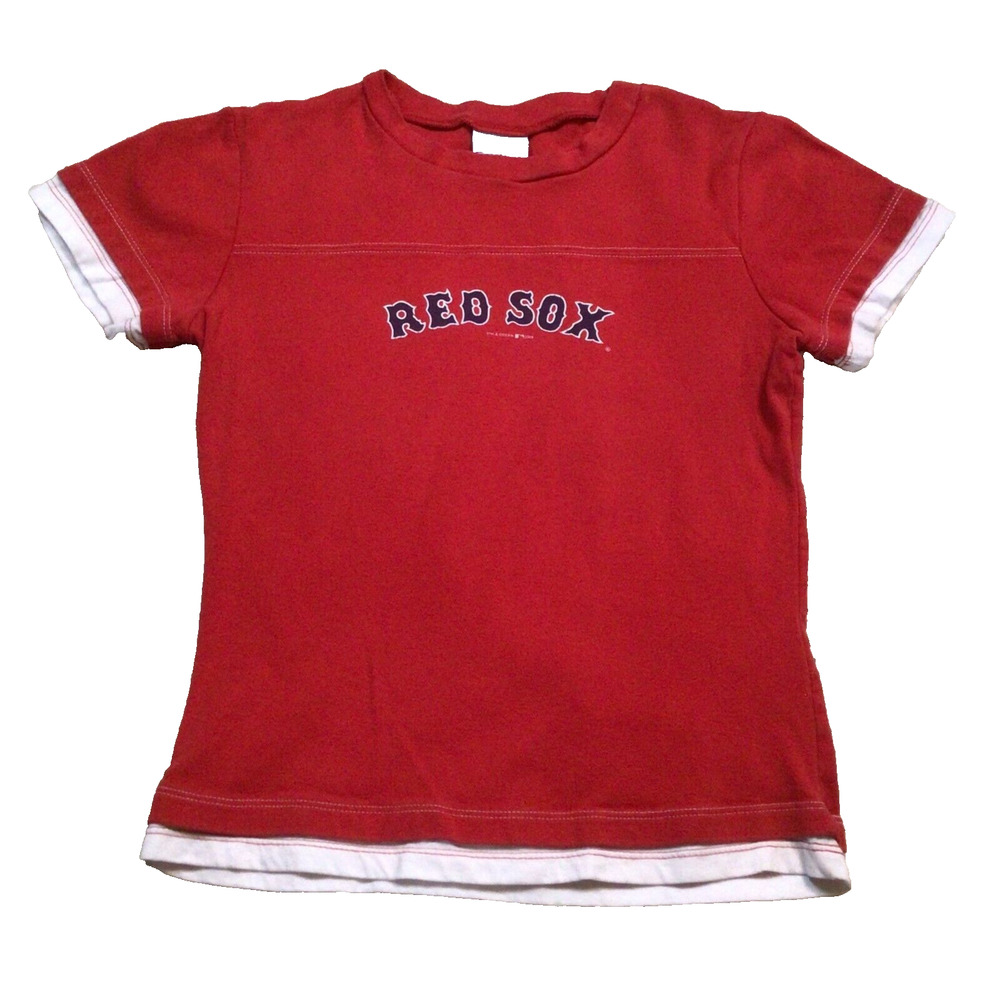 Boston Red Sox 2008 Child Shirt 5th & Ocean Size Medium 919A
